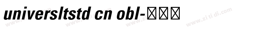 universltstd cn obl字体转换 universltstd cn obl字体转换